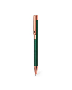 Penna in alluminio opaco e dettagli in rame