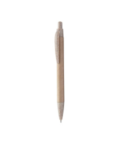 Penna in carta riciclata con dettagli in paglia di grano