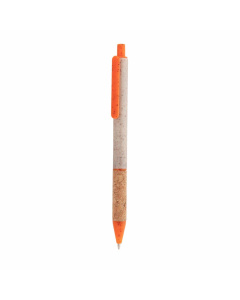 Penna in plastica ecologica e impugnatura in sughero