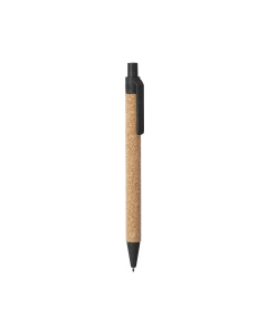 Penna in sughero e fibra di grano refill blu