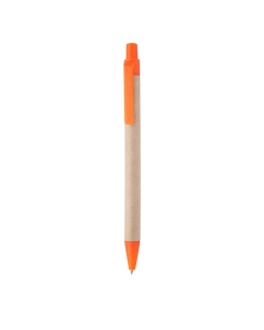Penna a sfera in carta riciclata con refill blu