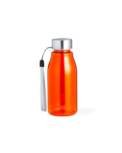 Borraccia 350ml in Rpet trasparente e tappo in acciaio