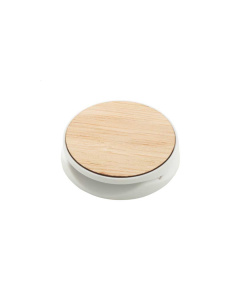 Pop socket con rivestimento in bambù e base autoadesiva