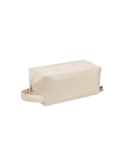 Borsa cosmetica in tela organica con fodera 220gr