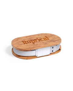Porta USB in cocco personalizzabile