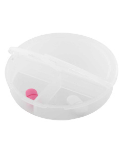 Portapillole rotondo in plastica PP riciclata