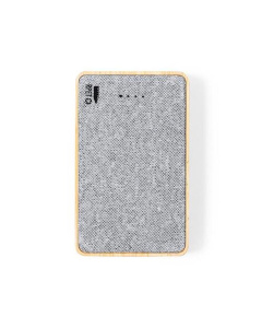 Power Bank 5000 mAh in rpet e bamboo