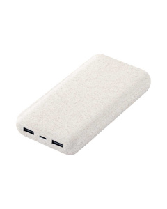 Power bank super potente in paglia di grano, 20000 mAh