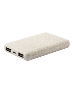 Power Bank in fibra di grano 5000 mah