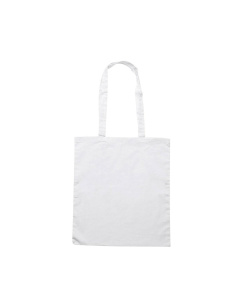 Shopper bianca in cotone leggero per fiere |100gr