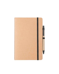 Quaderno in cartone riciclato con penna in paglia di grano | A5