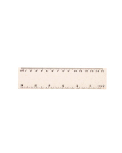 Righello da 15 cm in plastica ecologica di paglia di grano