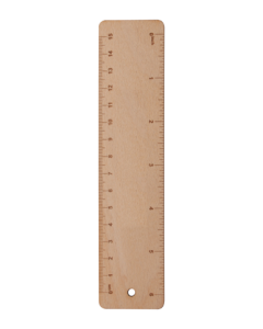 Righello personalizzato 15 cm in legno