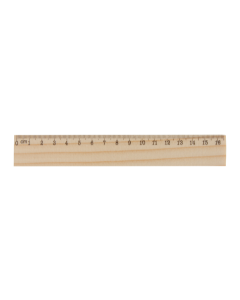 Righello personalizzato 16 cm in legno