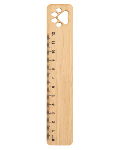 Righello personalizzato in bambù