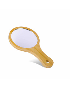 Specchio in bambù alto 16 cm