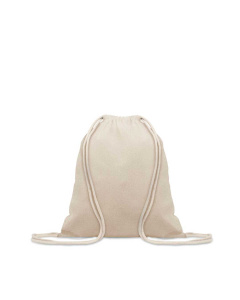 Sacca in cotone riciclato con chiusura a coulisse | 140 gr