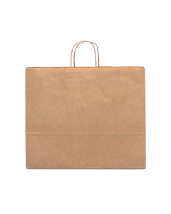 Sacchetto di carta 115gr avana di grande| 40x36x12 cm