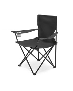 Sedia pieghevole con porta bicchiere