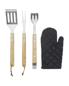 Set BBQ Gril da 5 pezzi con logo