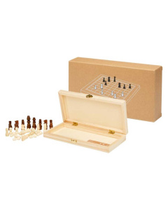 Set di scacchi pieghevole in legno