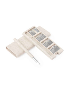 Set di utensili in scatola di fibra di grano