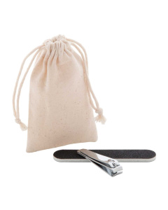 Set manicure in sacchettino di cotone 