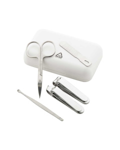 Set per manicure 5 pezzi con custodia in plastica riciclata