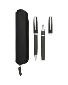Set regalo penne e sacchetto Carbon