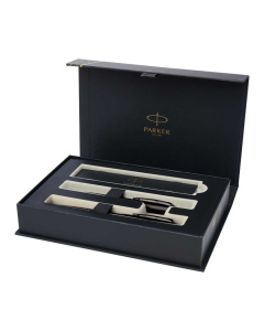 Set regalo Parker IM con penna a sfera e roller acromatiche