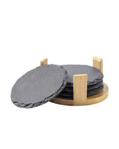 Set Sottobicchieri in ardesia