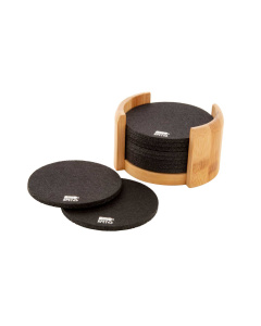 Set sottobicchieri in RPET