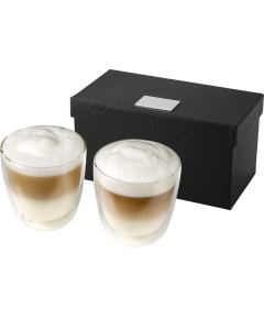 Set 2 tazze in vetro per caffé lungo