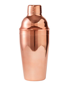 Shaker per cocktail in acciaio placcato in rame 