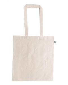 Shopper in cotone Fairtrade con manici lunghi riutilizzabile