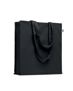 Shopper in cotone biologico con soffietto ToteFlex 220 gr