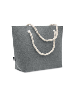Shopper in feltro RPET con manici in corda