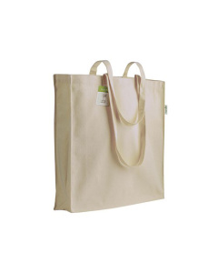 Shopper personalizzate in cotone resistente | 150 g | 38 x 42 + 8 cm 