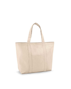 Borsa in tela di cotone con chiusura magnetica e tasche 280gr
