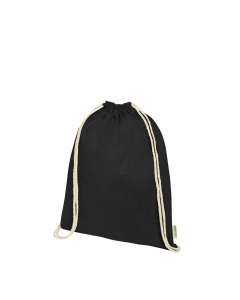 Zaino con coulisse 140 g in cotone organico