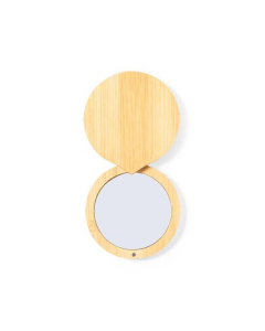 Specchietto da borsa in bamboo