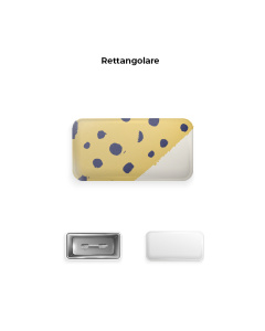 Spilla Rettangolare 7,8x5,3cm
