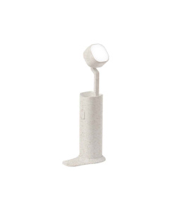 Supporto con lampadina in fibra di grano