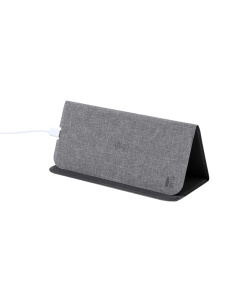 Tappetino per mouse in RPET con caricatore wireless integrato (10W)