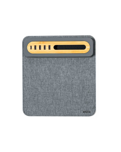 Tappetino mouse in RPET e bambù con hub USB