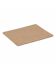 Tappetino mouse rettangolare in sughero con base in silicone