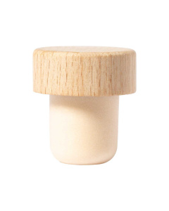 Tappo per bottiglie in legno