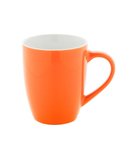 Tazza in ceramica colorata da 340 ml con interno bianco