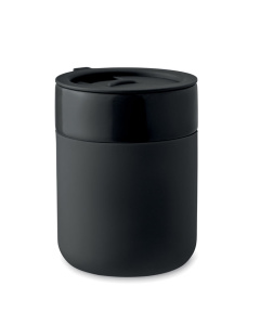 Tazza in ceramica con coperchio e silicone 330ml