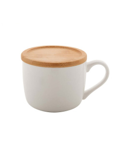 Mug bianca in porcellana di alta qualità 400ml
